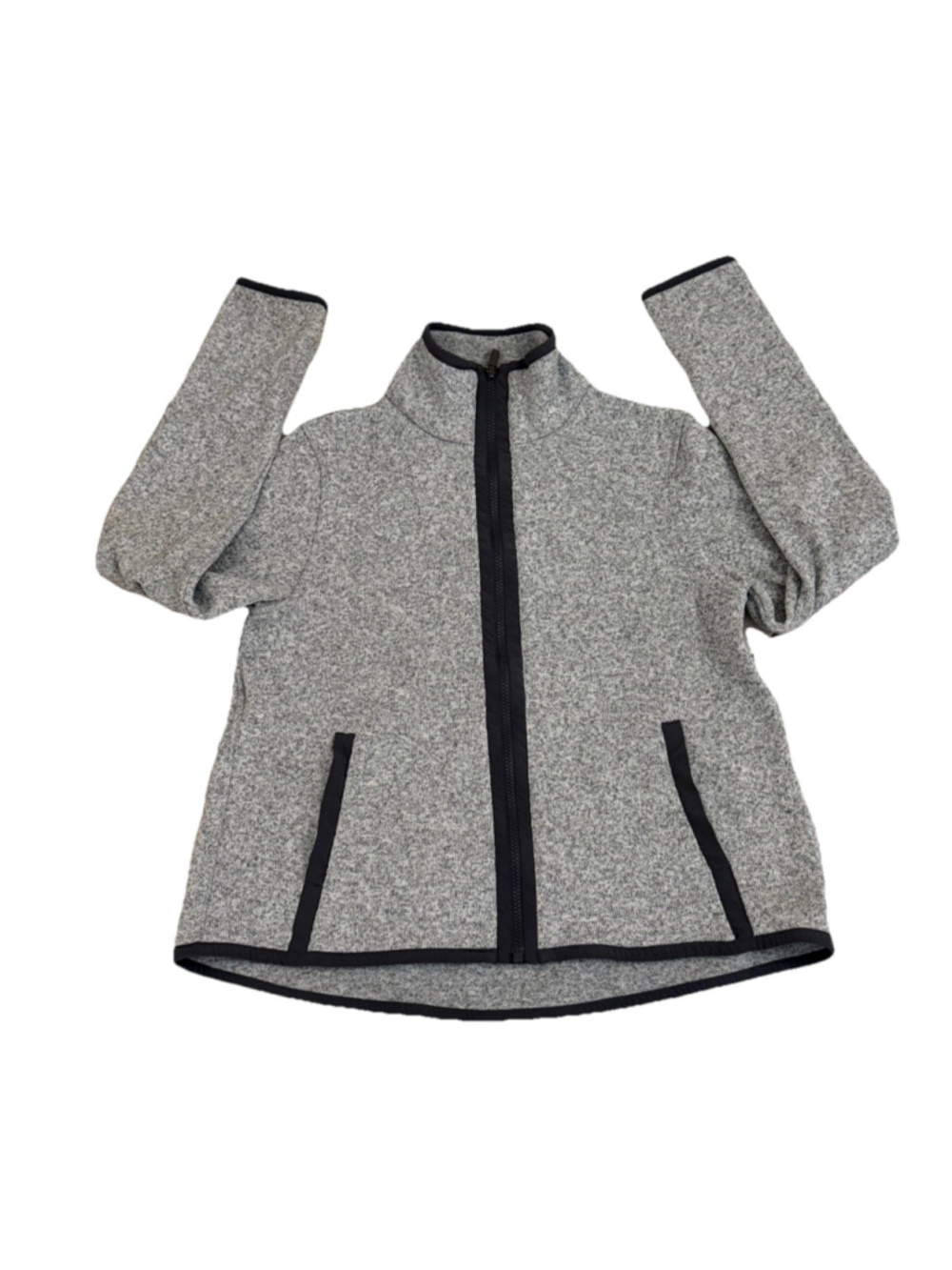 Lululemon Its Fleecing Cold Full Zip gray color Jacket Sz 8